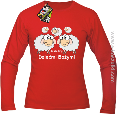 Jesteśmy dziećmi Bożymi -Baranki - Longsleeve męski 