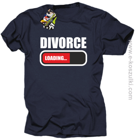 DIVORCE Loading - koszulka męska 