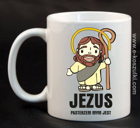 Jezus pasterzem mym jest - kubek 