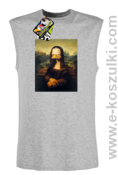 Mona Lisa Mother Ducker - bezrękawnik męski melanż