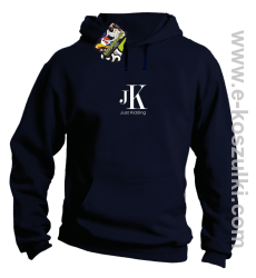 JK Just Kidding - bluza męska z kapturem granatowa