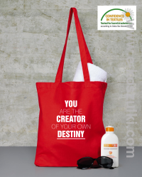 You are the CREATOR of your own DESTINY - eko torba czerwona