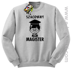 Szacowny MAGISTER - bluza bez kaptura standard melanż 