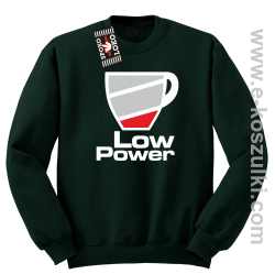 Low Power Cup - bluza bez kaptura STANDARD butelkowa