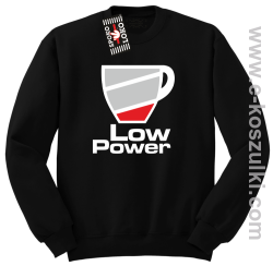 Low Power Cup - bluza bez kaptura STANDARD czarna