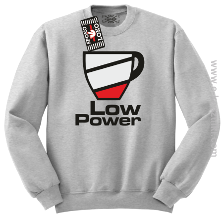 Low Power Cup - bluza bez kaptura STANDARD 