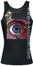 PSYCHODELIC EYE - top damski czarny