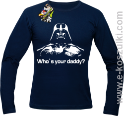 LORD Who`s your daddy - longsleeve męski granatowy