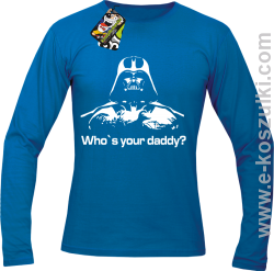 LORD Who`s your daddy - longsleeve męski niebieski