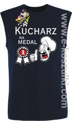 Kucharz na medal - bezrękawnik męski granatowy