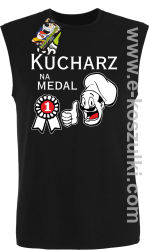 Kucharz na medal - bezrękawnik męski czarny