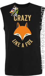 Crazy like a Fox - bezrękawnik męski czarny