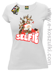 Selfie Santa Friends bialy