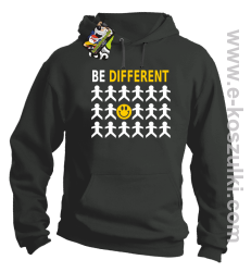 Be Different - bluza z kapturem szara