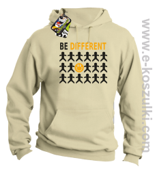 Be Different - bluza z kapturem beżowa