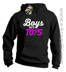 Boys are Toys - bluza z kapturem czarna