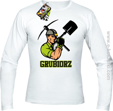 Grubiorz - longsleeve męski 