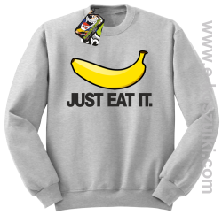 JUST EAT IT Banana - bluza bez kaptura STANDARD melanż 