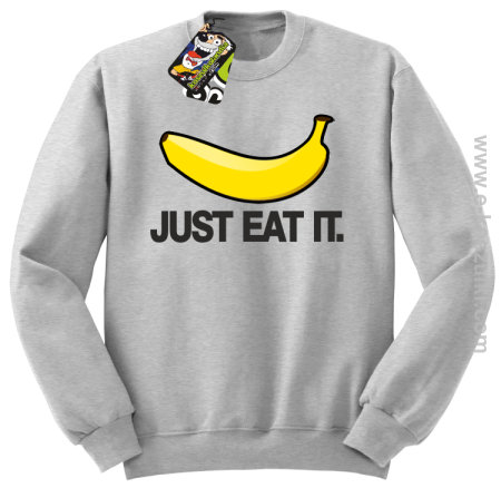 JUST EAT IT Banana - bluza bez kaptura STANDARD 