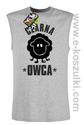 Czarna owca - Black Sheep - Bezrękawnik męski melanż