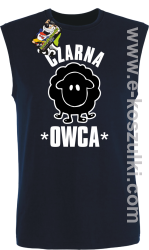 Czarna owca - Black Sheep - Bezrękawnik męski granatowy