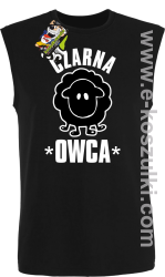 Czarna owca - Black Sheep - Bezrękawnik męski czarny