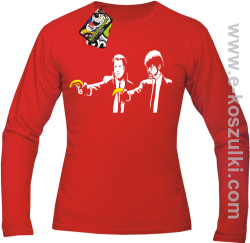 Banana Boys Pulp Fiction - longsleeve męski czerwony