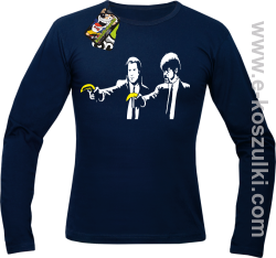 Banana Boys Pulp Fiction - longsleeve męski granatowy
