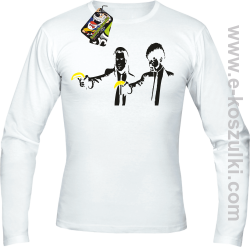 Banana Boys Pulp Fiction - longsleeve męski biały