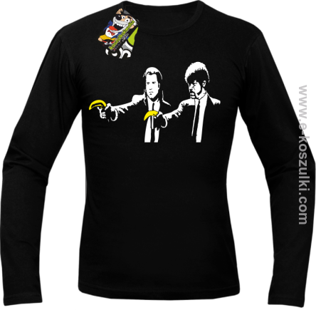 Banana Boys Pulp Fiction - longsleeve męski czarny