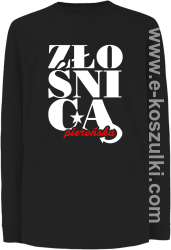 Złośnica pierońska - longsleeve dziecięcy czarny