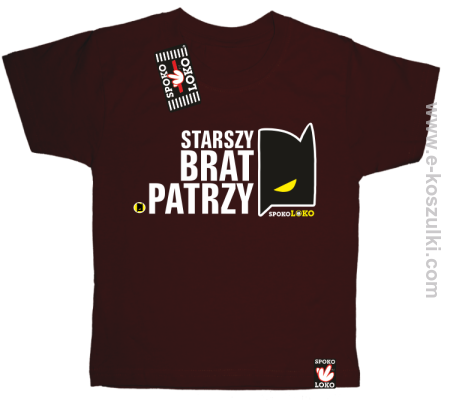 STARSZY BRAT PATRZY - koszulka dziecięca 