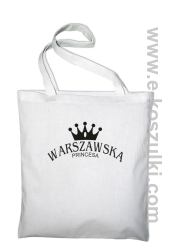 Warszawska princesa - torba EKO biała