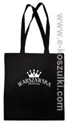 Warszawska princesa - torba EKO czarna