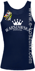 Warszawska princesa - top damski granatowy