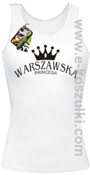 Warszawska princesa - top damski biały