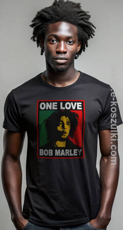 One love Bob Marley - koszulka męska 