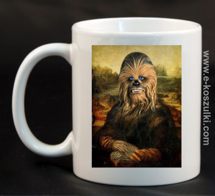 Mona Lisa Chewbacca CZUBAKA - kubek 