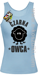 Czarna owca - Black Sheep -  top damski  niebieski 