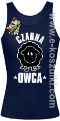 Czarna owca - Black Sheep -  top damski  granatowy 