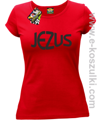 Jezus Christ Symbolic - koszulka damska czerwona