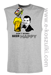 Dont worry beer happy - bezrękawnik męski melanż 