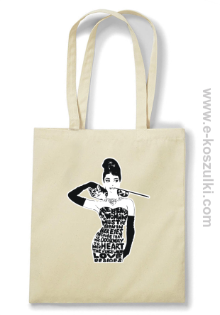 audrey hepburn RETRO-ART - torba EKO beżowa