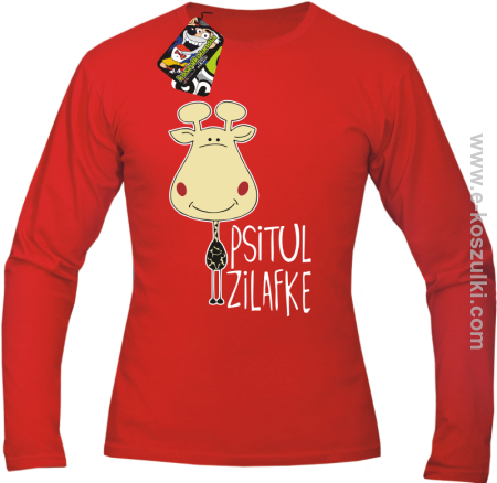 PSITUL ZILAFKE przytul żyrafkę - Longsleeve męski