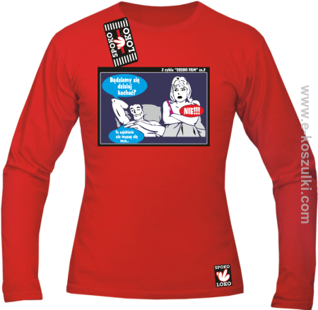 Czeski FIlm Część 2 Akcja Łóżkowa - longsleeve męski 