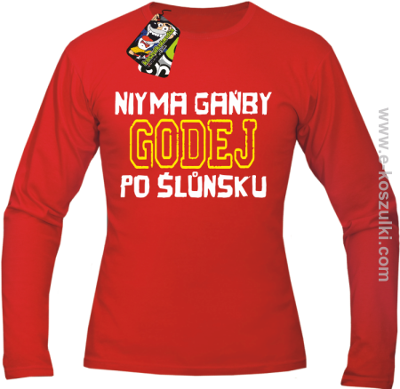 Niy ma gańby Godej po Śluńsku - Longsleeve męski  