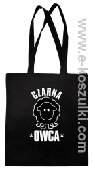 Czarna owca - Black Sheep - torba bawełniana  czarna