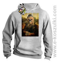 Mona Lisa Chewbacca CZUBAKA - bluza bez kaptura melanż 