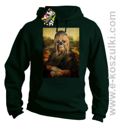 Mona Lisa Chewbacca CZUBAKA - bluza bez kaptura butelkowa