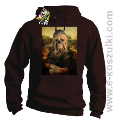 Mona Lisa Chewbacca CZUBAKA - bluza bez kaptura brązowa